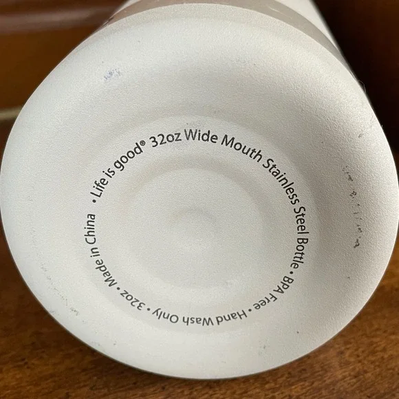 Life is Good 32oz Wide Mouth Stainless Water Bottle Every Snack You Make Dog - Picture 7 of 10